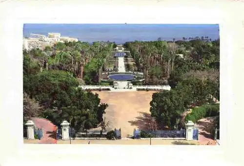 AK / Ansichtskarte 73986076 ALGER__Algerie Vue d'ensemble du Jardin d'Essai