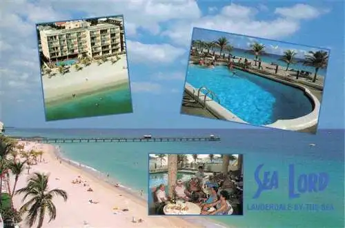 AK / Ansichtskarte 73986092 Fort_Lauderdale_Florida_USA Sea Lord Oceanfront Hotel Beach Swimming Pool
