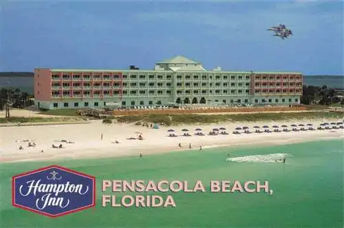 AK / Ansichtskarte  Pensacola_Beach_Florida_USA Hampton Inn Beach Atlantic Ocean aerial view