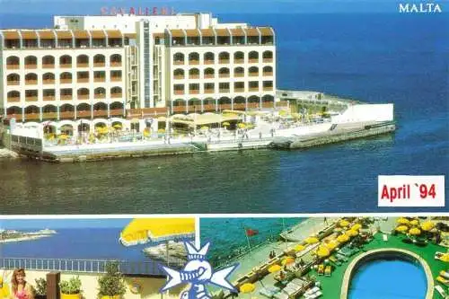 AK / Ansichtskarte 73986106 Malta__Insel St. Julian's Bay Hotel Cavalleri Swimming Pool