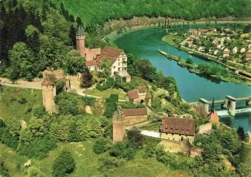 AK / Ansichtskarte 73986110 Hirschhorn_Neckar Panorama Luftkurort