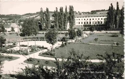 AK / Ansichtskarte  Gallspach_Oberoesterreich_AT Institut Zeileis mit Kurpark