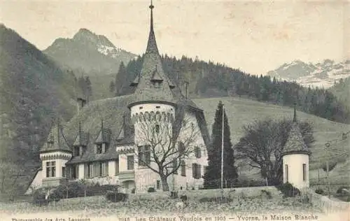 AK / Ansichtskarte  Yvorne_Aigle_VD Les Chateaux Vaudois La Maison Blanche