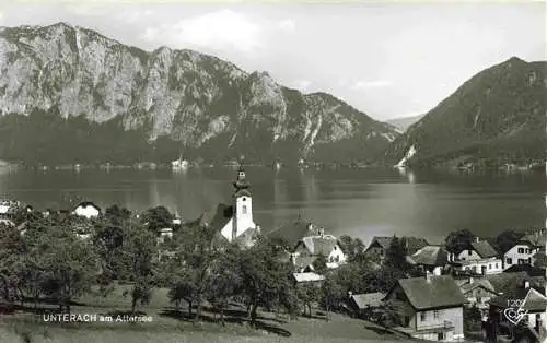 AK / Ansichtskarte 73986171 Unterach_Attersee_AT Panorama