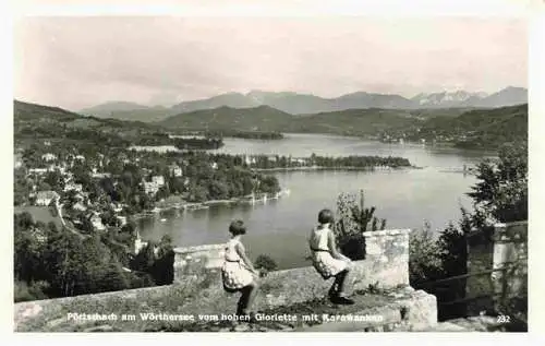 AK / Ansichtskarte 73986174 Poertschach_Woerthersee Blick vom Hohen Gloriette mit Karawanen