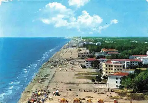 AK / Ansichtskarte  Lido_di_Jesolo_IT La spiaggia veduta aerea