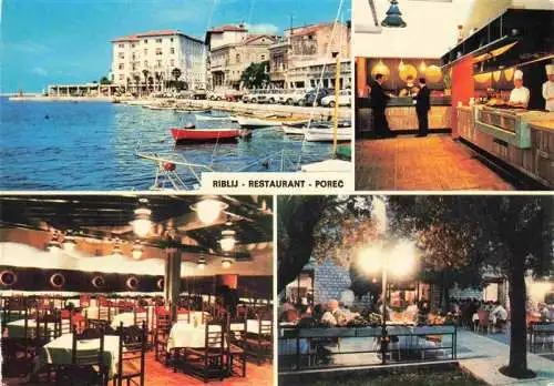 AK / Ansichtskarte 73986197 Porec_Croatia Plava Laguna Hotel Restaurant Hafen