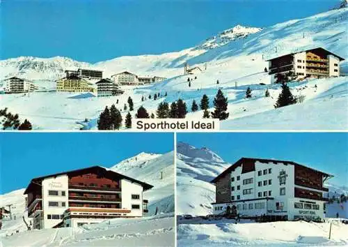 AK / Ansichtskarte  Hochgurgl_Soelden_oetztal_AT Sporthotel Ideal Winterpanorama Wintersportplatz Alpen