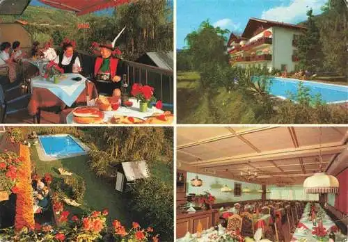 AK / Ansichtskarte 73986216 Gratsch_Meran_IT Hotel Pension Elisabeth Swimming Pool Restaurant