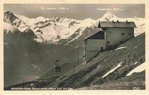 AK / Ansichtskarte 73986240 ZELL_AM_SEE_Pinzgau-Pongau_AT Schmittenhhe Bergstation Grossglockner Kitzsteinhorn