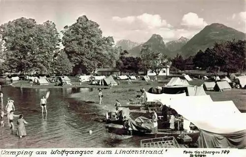 AK / Ansichtskarte 73986258 Wolfgangsee_ST_WOLFGANG__Oberoesterreich_AT Campingplatz