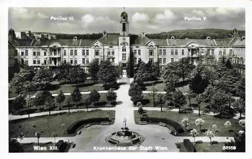 AK / Ansichtskarte  Wien_AT Krankenhaus der Stadt Wien Pavillon III und V