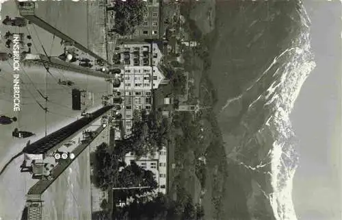 AK / Ansichtskarte  INNSBRUCK_Tirol_AT Panorama mit Innbruecke