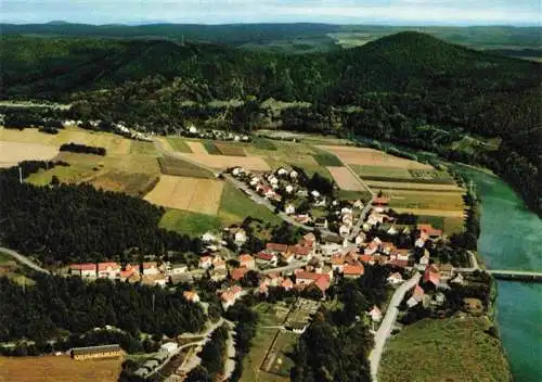 AK / Ansichtskarte  Hemfurth-Edersee_Edertal_Hessen Fliegeraufnahme