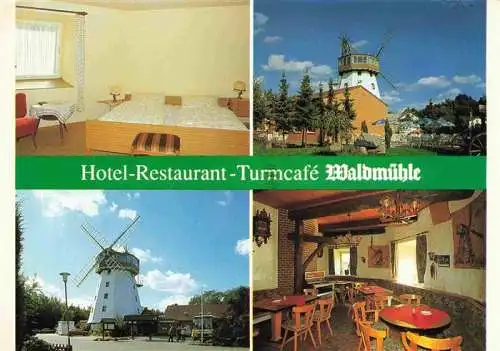 AK / Ansichtskarte  Suhlendorf Hotel Restaurant Turmcafe Waldmuehle Zimmer Gastraum