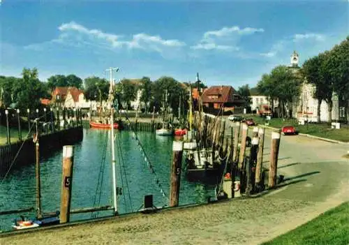 AK / Ansichtskarte  Toenning_Nordseebad Hafen