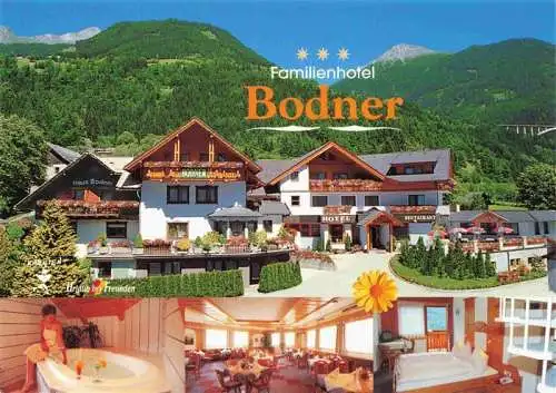 AK / Ansichtskarte 73986359 Obervellach_Kaernten_AT Familienhotel Bonner Saune Gastraum Zimmer