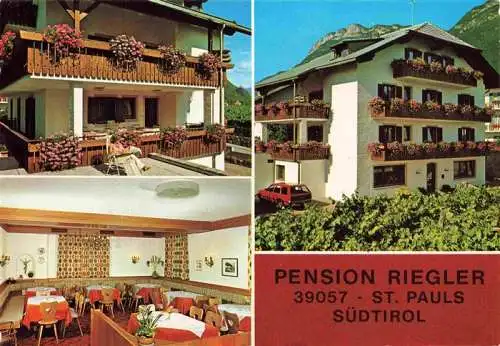 AK / Ansichtskarte  St_Pauls_Eppan Pension Riegler Gastraum