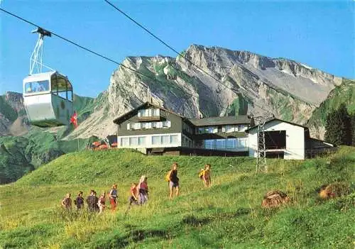 AK / Ansichtskarte  Emmetten_NW Stockhuette Rinderbuehl Gondelbahn Bergwandern