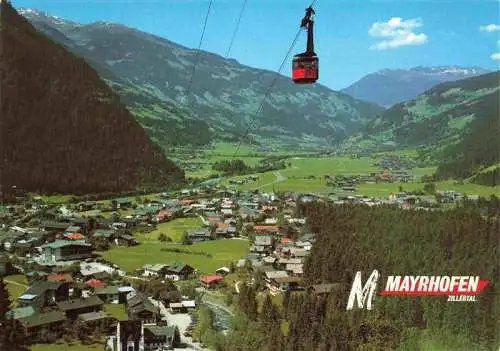 AK / Ansichtskarte 73986380 Mayrhofen_Zillertal_Tirol_AT Panorama Bergbahn Ahornbahn Blick gegen Schwendau Hippach und Ramsau