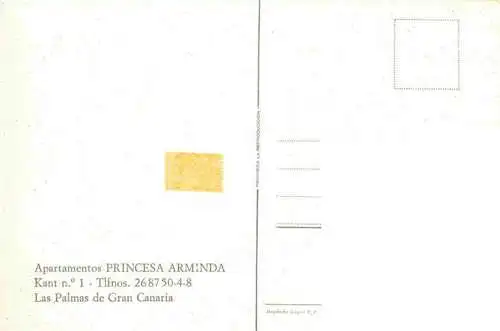 AK / Ansichtskarte  Las_Palmas_Gran_Canaria_ES Apartamentos Princesa Arminda