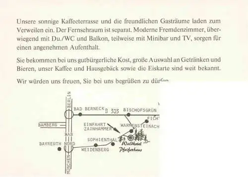 AK / Ansichtskarte  Warmensteinach Waldhotel Pfeiferhaus Gastraum Liegewiese