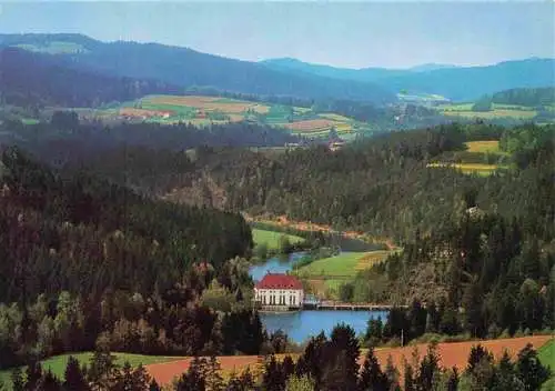 AK / Ansichtskarte 73986448 Hoellensteinsee_Viechtach Panorama mit Kraftwerk