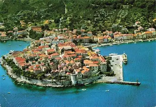 AK / Ansichtskarte 73986453 Korcula_Curzola_Croatia Altstadt Halbinsel