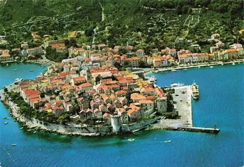 AK / Ansichtskarte  Korcula_Curzola_Croatia Altstadt Halbinsel