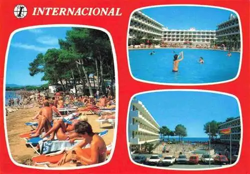 AK / Ansichtskarte  Cambrils_Costa_Dorada_ES Hotel Internacional Swimming Pool Strand