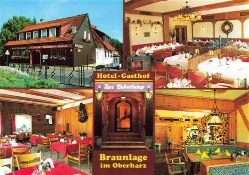AK / Ansichtskarte 73986497 Braunlage Hotel Gasthof zur Erholung Restaurant