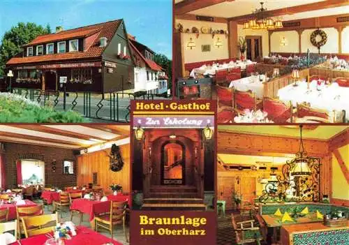 AK / Ansichtskarte  Braunlage Hotel Gasthof zur Erholung Restaurant