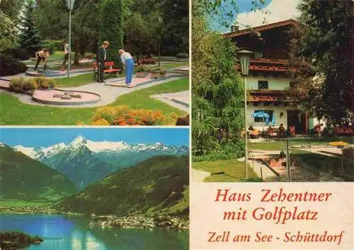 AK / Ansichtskarte 73986522 ZELL_AM_SEE_Pinzgau-Pongau_AT Haus Zehentner Panorama Minigolfplatz