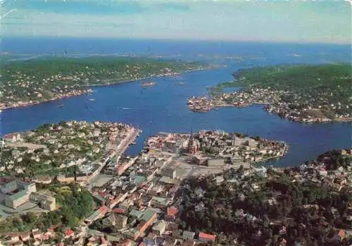 AK / Ansichtskarte  Arendal_Norge Fliegeraufnahme