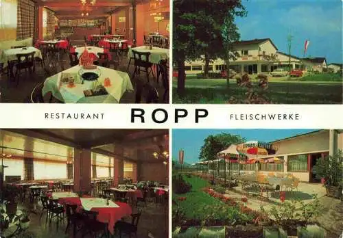 AK / Ansichtskarte 73986532 KLAGENFURT_Woerthersee_AT Restaurant Ropp Fleischwerke Gastraeume Terrasse