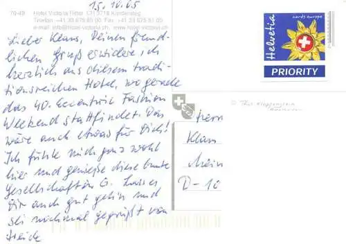 AK / Ansichtskarte  Kandersteg_BE Hotel Victoria Ritter