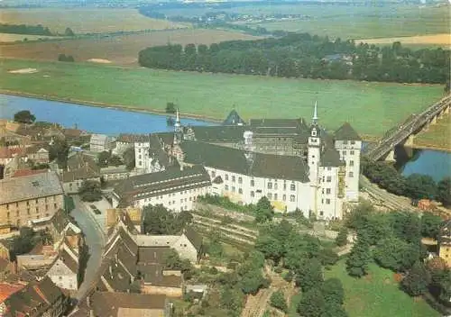 AK / Ansichtskarte 73986564 Torgau Schloss Hartenfels Fliegeraufnahme