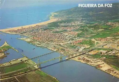 AK / Ansichtskarte 73986574 Figueira_da_Foz_PT Fliegeraufnahme