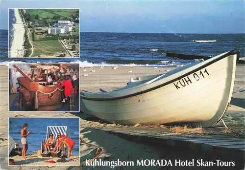 AK / Ansichtskarte  KueHLUNGSBORN_Ostseebad Morada Hotel Gastraum Strandpartien