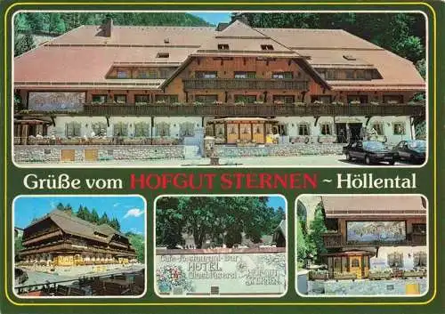 AK / Ansichtskarte 73986578 Hoellental_Schwarzwald Hotel Hofgut Sternen Teilansichten