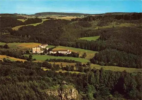 AK / Ansichtskarte  Neukirchen_Knuellgebirge Waldsanatorium Urbachtal Fliegeraufnahme