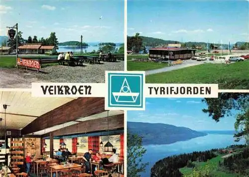 AK / Ansichtskarte 73986590 Tyrifjorden_Norge Veikroen Tyrifjorden Turistsenter Panorama