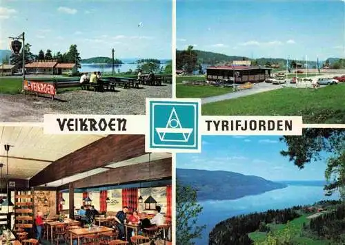 AK / Ansichtskarte  Tyrifjorden_Norge Veikroen Tyrifjorden Turistsenter Panorama