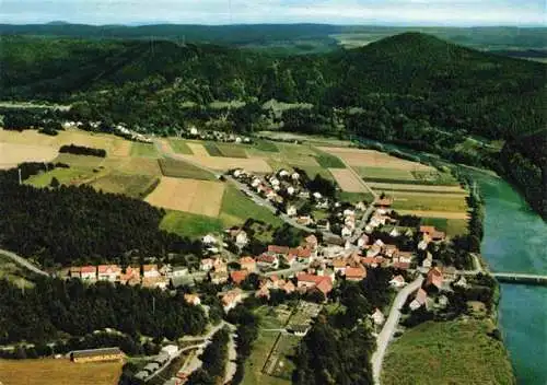 AK / Ansichtskarte  Hemfurth-Edersee_Edertal_Hessen Fliegeraufnahme