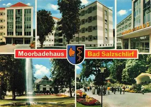 AK / Ansichtskarte 73986645 Bad_Salzschlirf Moorbadehaus Park Kurkonzert