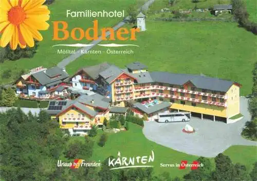 AK / Ansichtskarte  Obervellach_Kaernten_AT Familienhotel Bodner Fliegeraufnahme