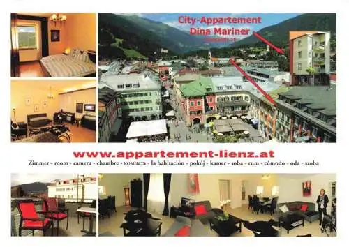 AK / Ansichtskarte 73986661 Lienz__Tirol_AT City Appartement Dina Mariner Gastraeume Aufenthaltsraum