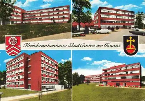 AK / Ansichtskarte 73986662 BAD_SODEN__Taunus Kreiskrankenhaus Teilansichten