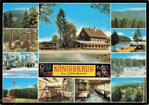 AK / Ansichtskarte 73986708 Braunlage Koenigskrug Hotel Gastraeume Teilansichten