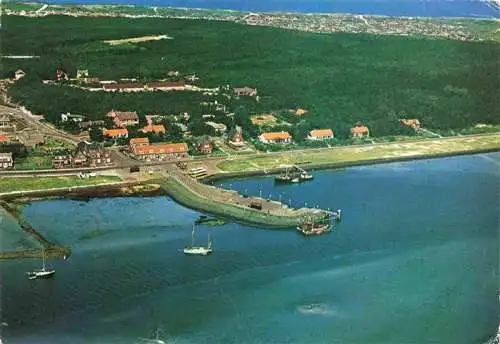 AK / Ansichtskarte  Vlieland_Friesland_NL Het wad met omgeving Veerdam in vogelvlucht